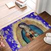 Custom Our Lady Of Guadalupe Mexican Virgin Mary Mexico Tilma Doormat Mat Anti-Slip Kitchen Bath Garden Rug Carpet 40*60cm