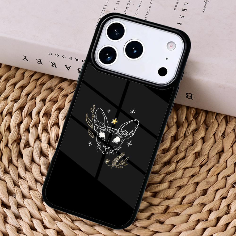 Sphynx Sphinx Cat Phone Case Cover For Magsafe Wireless Charger For iPhone 17 Pro Max 16 14 13 12 11 15 Air iPhone 13 Pro