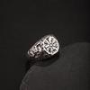 Retro Antique Viking Vegvisir Rune Compass Ring For Men Punk Gothic Open Ring Handmade Salior Accessories Creative Sea Gift