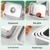 304 Stainless Steel Rectangular Food Tray