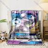 Multiple Sizes Pokémon Mewtwo Card Print Blanket Adult Children Warm Blankets Home Travel Car Soft Comfortable Blanket for Gifts