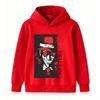 Kids Boys Girls Pullover Hoodie, Cool Cartoon Vampire Pattern Long Sleeve Casual Sweatshirt for Daily Wear