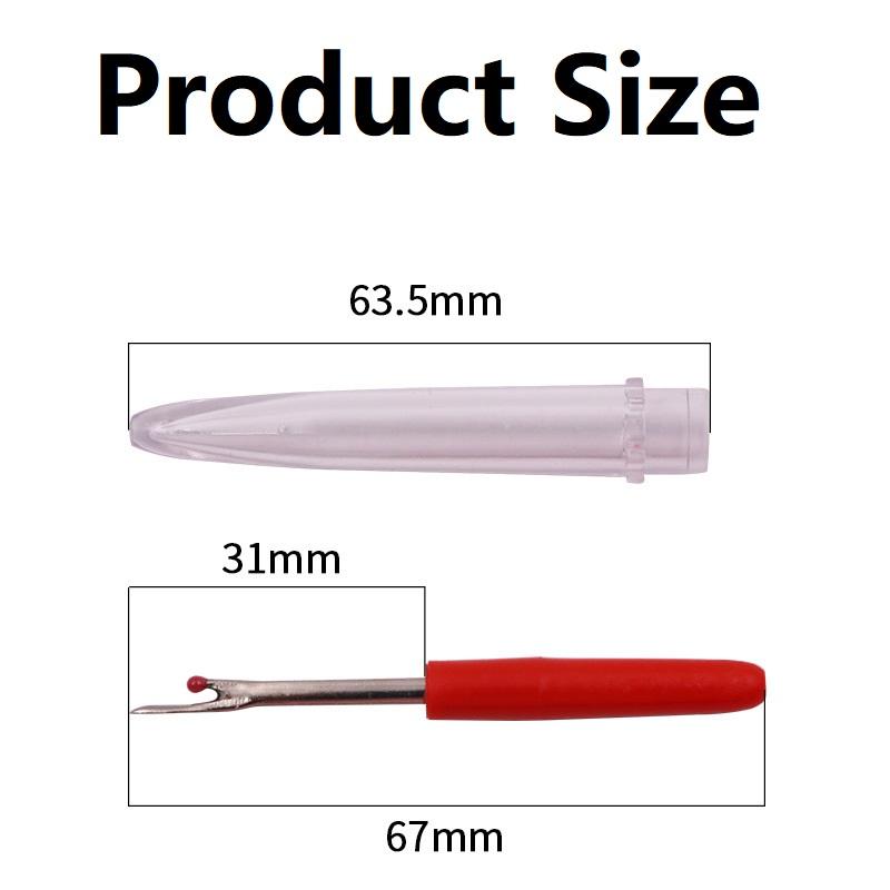 5Pcs Plastic Handle Craft Thread Cutter Seam Ripper Stitch Unpicker Sewing Tool Cloth Diy Cross Stitch Seam Color Random