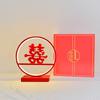 1Pc Creative Red Wedding Lamp New Wedding Room Decoration Wedding Desk Lamp Bedroom Bedside Lamp Bridal Dowry Lamp Gift