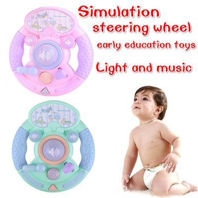 New Musical Sound and Light Toys Steering Wheel Shape Kids Early Educational Toys