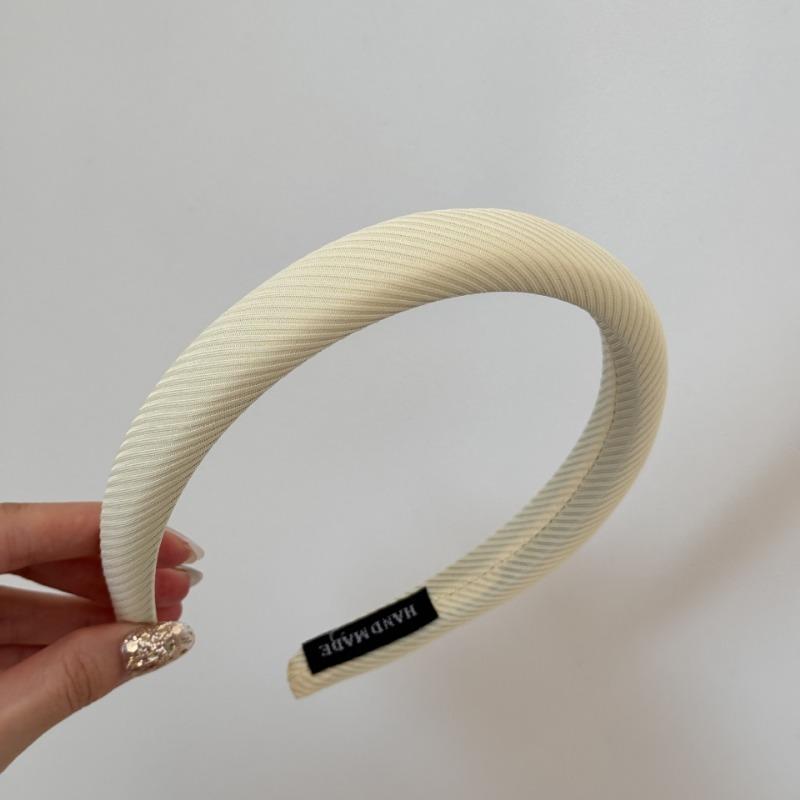 Candy-colored Hairband, Sweet Fabric Sponge Headband, Girl's Hair Accessory, Hairband for Washing Face