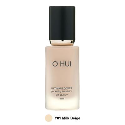 Ultimate Cover Perfecting Foundation SPF 35/PA++30ml  Y01 Milk Beige Korean Luxe Brand Store
