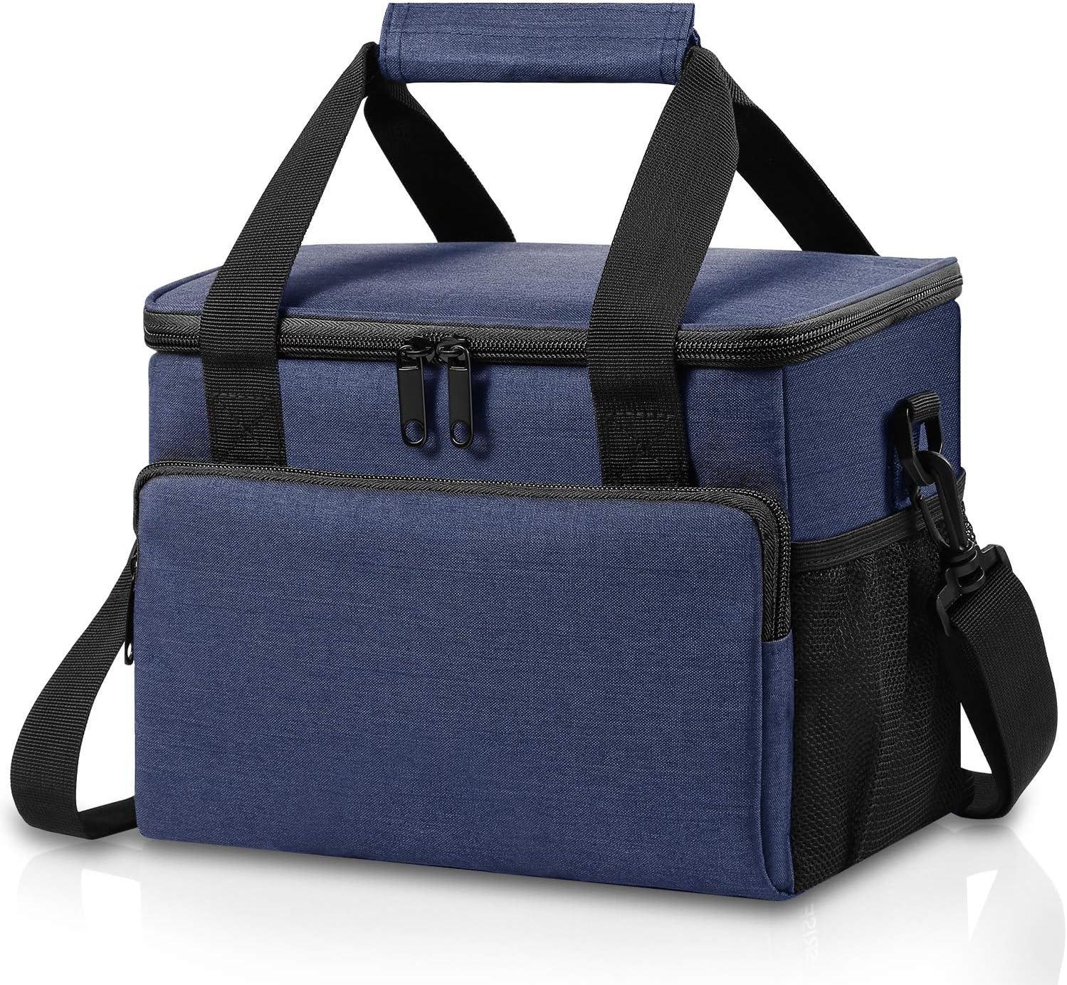 

Kyomoto Cooler Large Cold Thermal Abrasion Cold 4 Layer Water Leak 3WAY Soft Cooler Чудово підходить для спорту Cherry Blossom Club Box, місткість, 27 л, Темно-синій