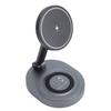 Magnetic Wireless Charger Station 360 Degree Rotating Fast Charging LED Indicator Light Wireless