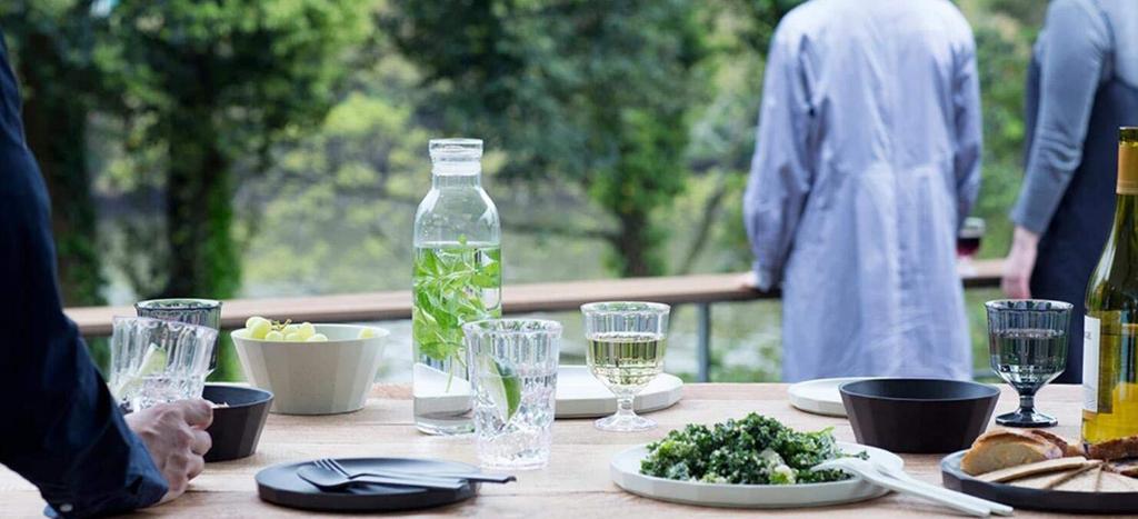 KINTO ALFRESCO Tumbler, 420ml, Clear, Dishwasher Safe, Outdoor Use, 20734