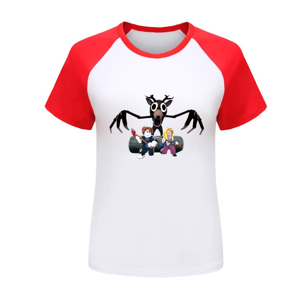 Kids Girls Boys 99 Nights In the Forest Print Raglan Short Sleeves T-Shirt