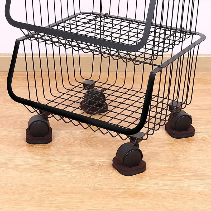 5Pcs Office Chair Roller Feet Anti-slip Mat Chair Wheel Stopper Furniture Caster Cups Floor Protectors Anti Vibration Pad