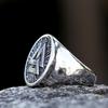 2023 New  316L Stainless Steel Viking Valknut Ring Amulet  For Man Free Shipping