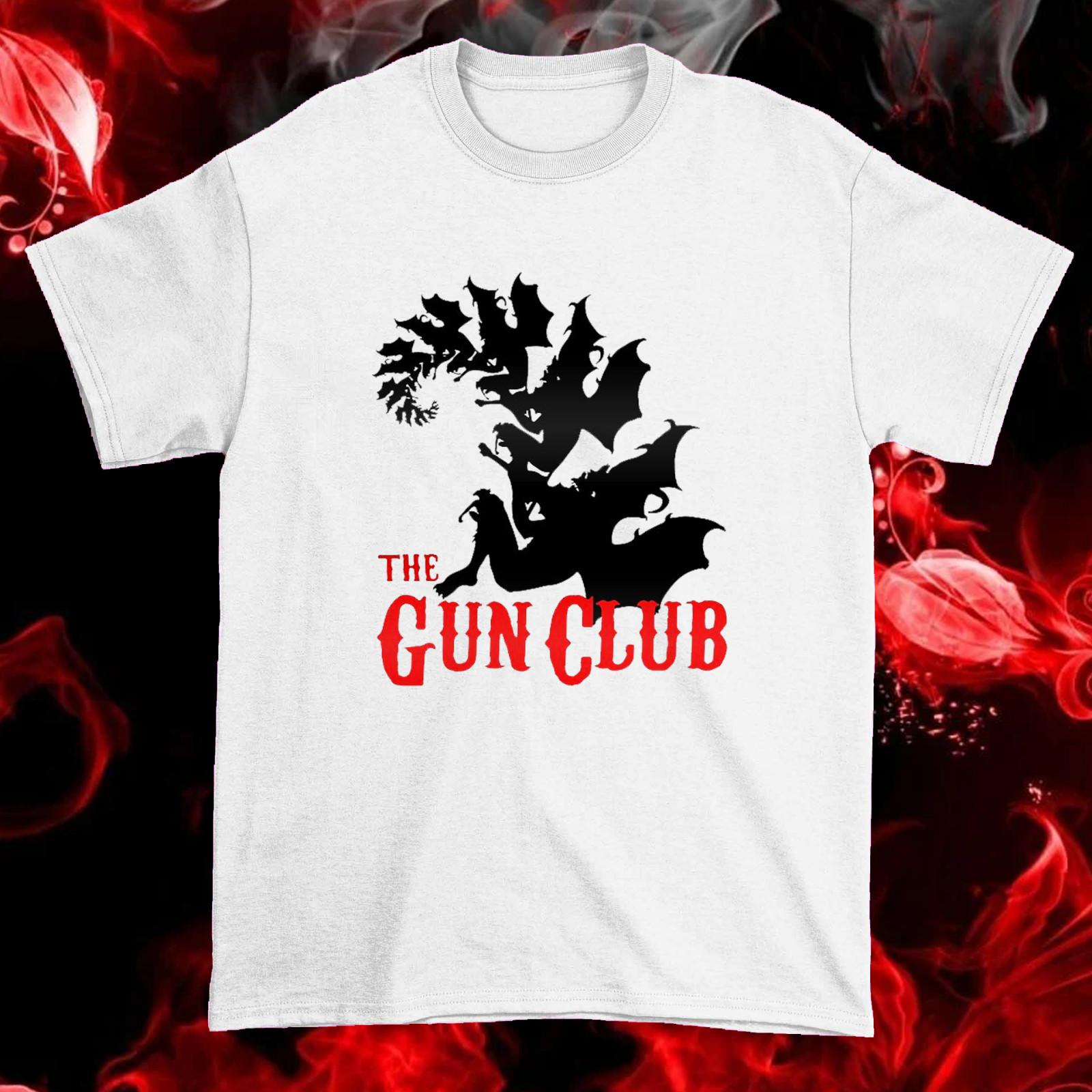 Inspired The Gun Club Band Short Sleeve Cotton White All Size VC1025 S