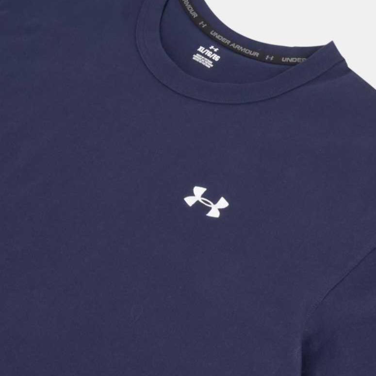 Under Armour APAC HW Graphic Comfortable Soft Skin-Friendly Fashion Short Sleeve T-Shirt Men Tops Blue 6007564-410