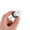 8pcs Soft Hollow Mixed Color Round Home Keys Cap Silicone Key Covers Keyring