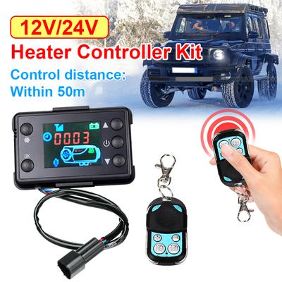 12V 24V Air Diesels Air Heater LCD Monitor Switch, Control Board Motherboard with Remote Control For Car Parking Heater Control