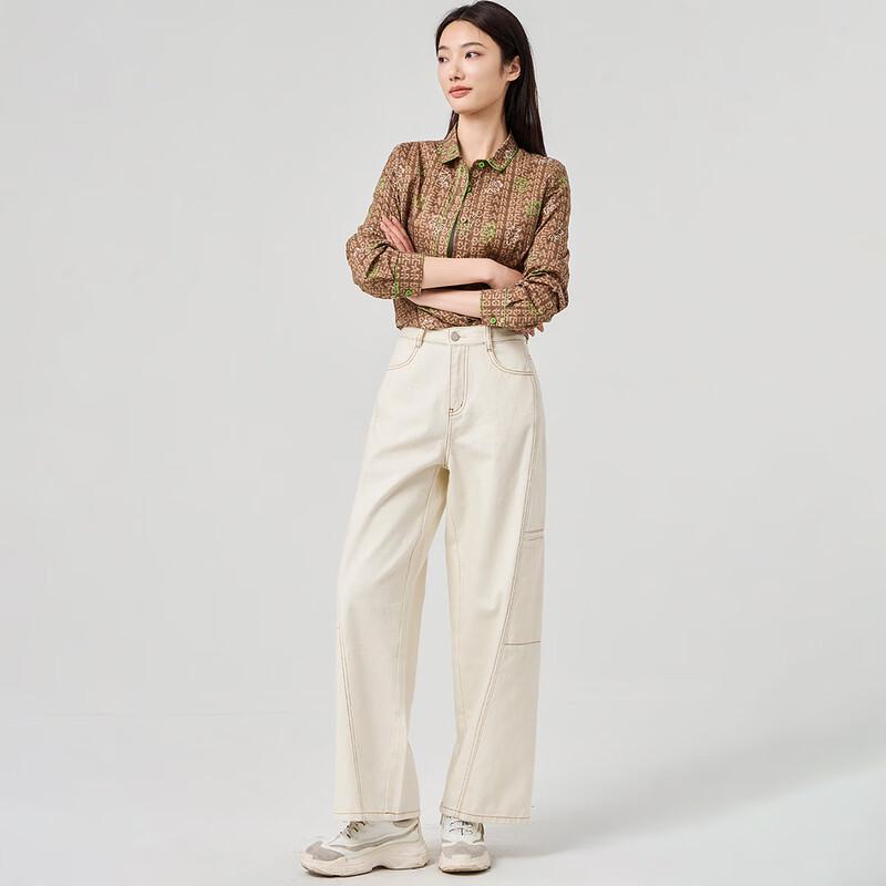 Iveni Women s Polo Collar Long Sleeve Casual Shirt S