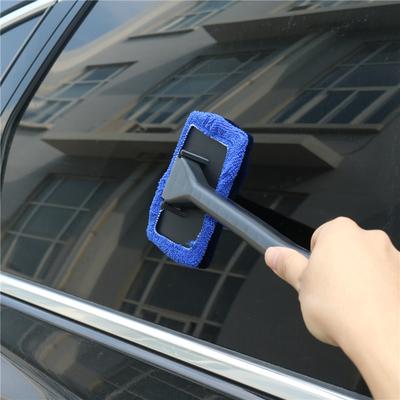 Automobile Rearview Mirror Rain Brush Long Arm Movable Cleaning Brush Body Cotton Brush Automobile Cleaning Fabric Brush 1/10Pcs