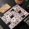 Cartoon-Cute Cat Kitchen Placemat Dining Table Mats Drink Coasters Western Pad Home Decor 5.27