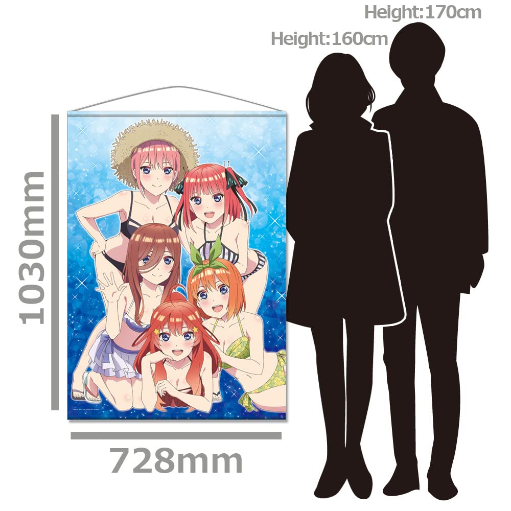 The Quintessential Quintuplets" B1 Tapestry B [Ichika & Nino & Miku & Yotsuba & Itsuki Swimsuit ver.]