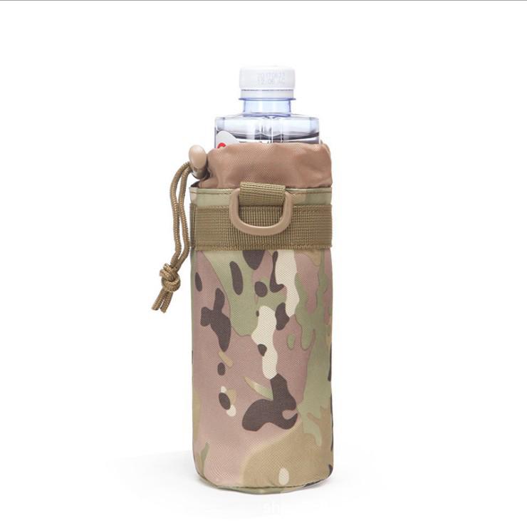 Tactical Camouflage Water Bottle Pouch | Military Fan Camping Gear | Outdoor Sports Accessory