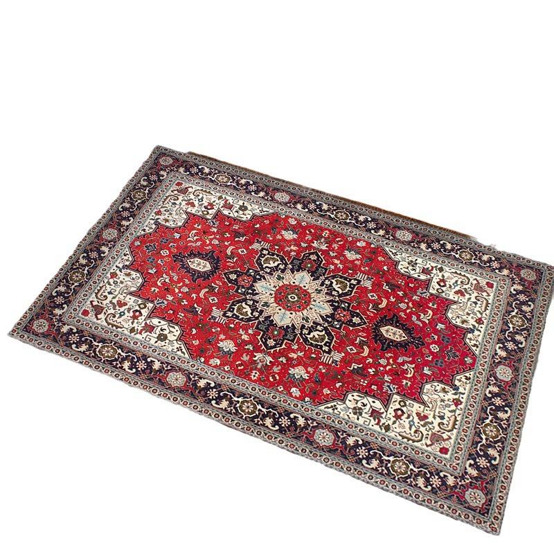Tappeto Piccolo Stile Vintage Etnico Boemo Soggiorno Camera da Letto Bagno Cucina Antiscivolo Tappetino Ingresso Tappeto per la Casa