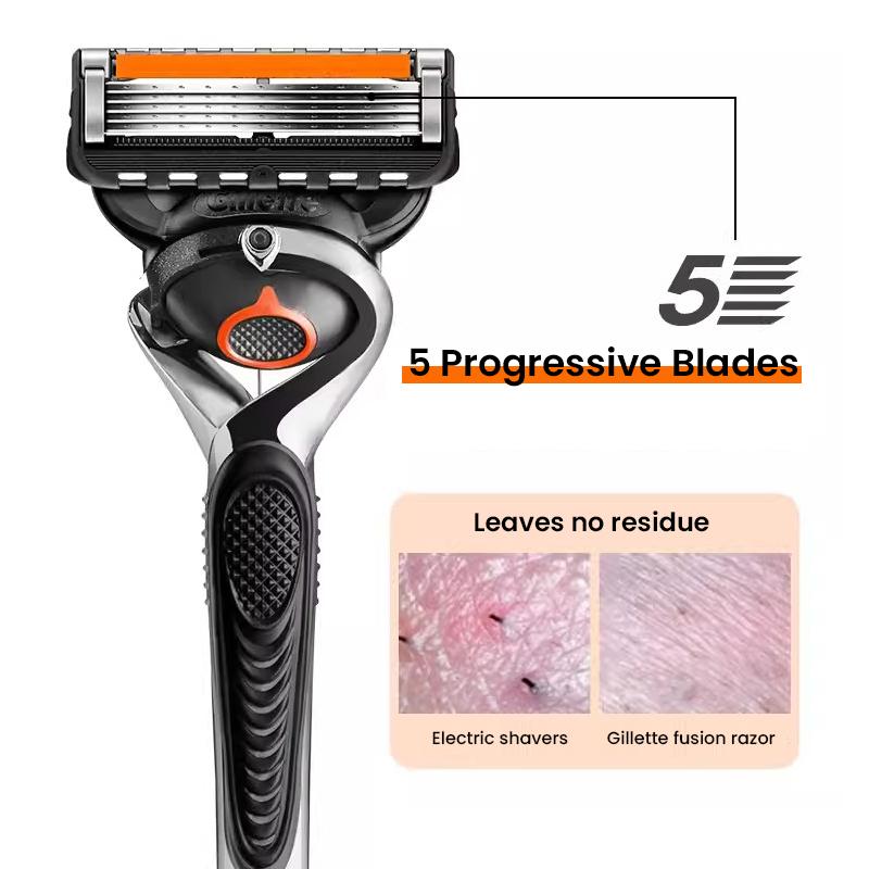 Gillette Fusion 5 Razor 1 Handle 4 Razor Heads 1 Stand