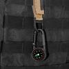 Double Sided Compasses Thermometers Outdoor Small Compasses Carabiner Outdoor Navigation Tool Backpack Buckle Enduring