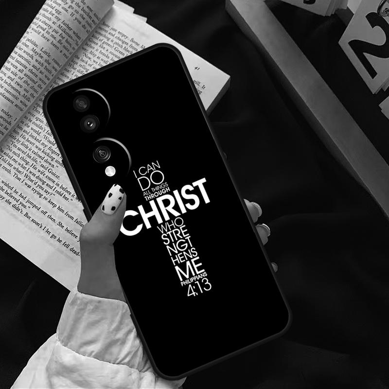 Bible Verse Jesus Christ Christian For Honor Magic 8 6 7 Pro Case For Honor X9d X9c X9b X9a X8c X8b 200 400 50 70 90 Lite Win RT