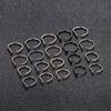 0.8/1cm Alloy Nose Rings D Shape Nose Hoop Stud Ear Cartilage Piercing Nose Nostril Piercing Nariz Body Jewelry Piercings