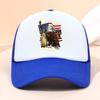 Th Anniversary Trucker Cap for USA Independence Day  Featuring a Graphic of The Statue of Liberty And Eagle Flag Perfect