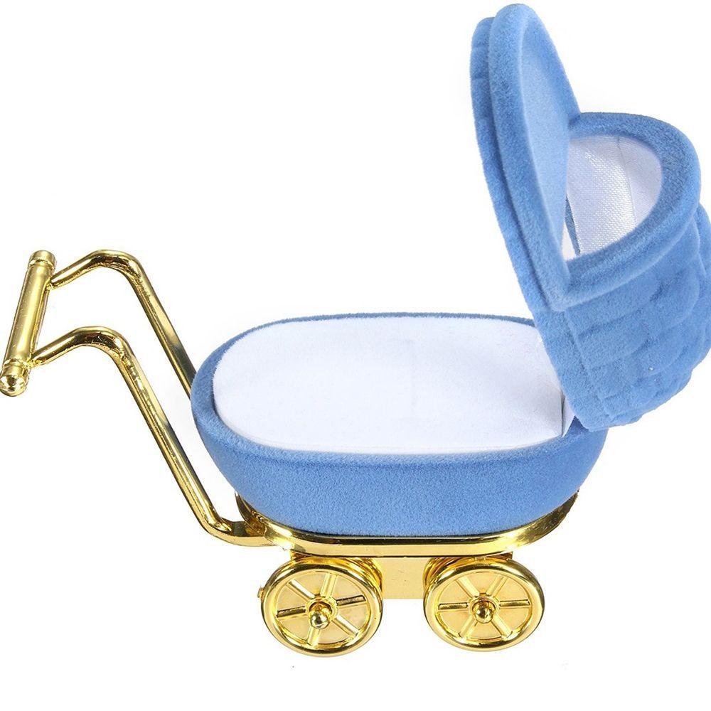 Accessories Necklaces Box Velvet Stroller Ring Box Gift Case Jewelry Display Holder Storage Case