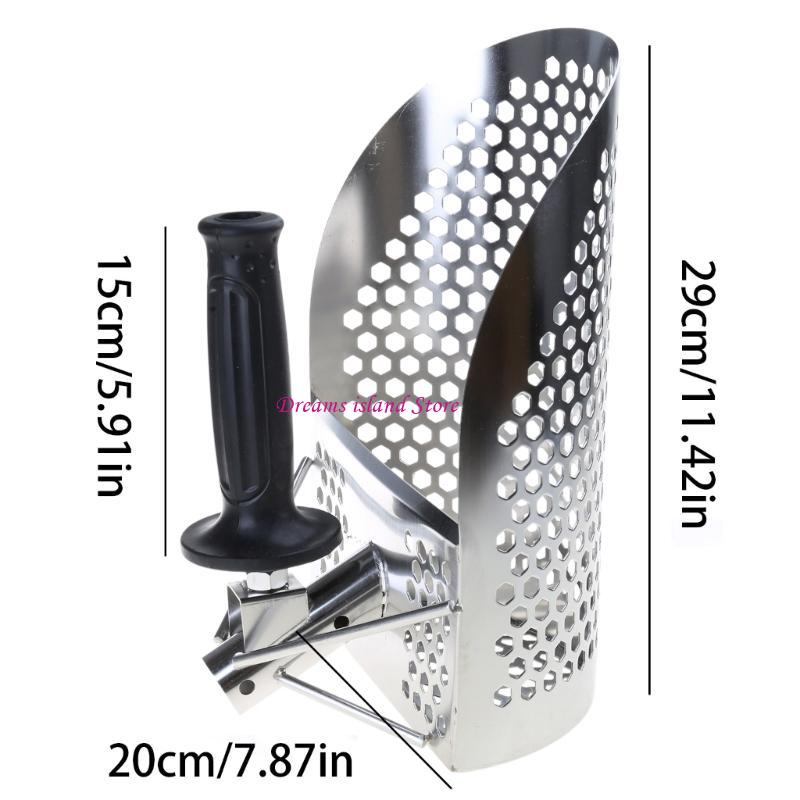 Beachcomb Stainless Steel Sand Scoops Shovel for Metal Detecting Treasure HX6C