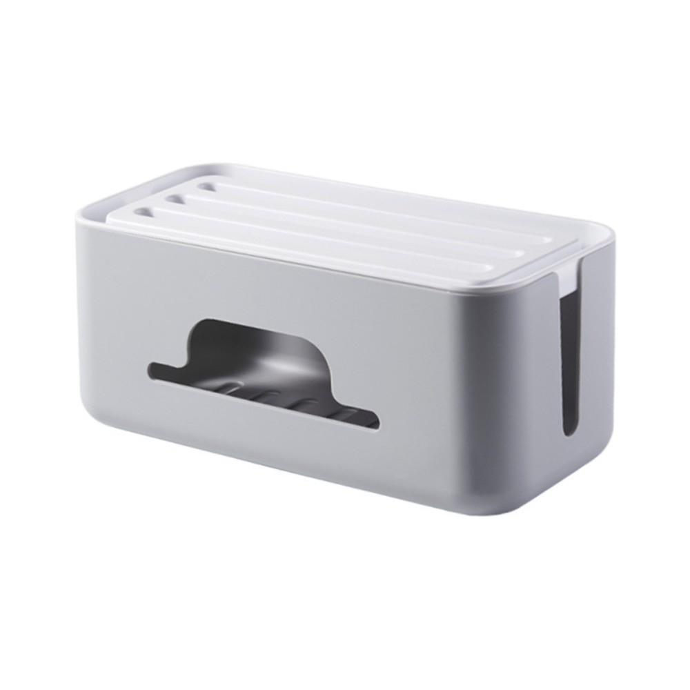 Sturdy Cable Organizer Box Dustproof Wire Sorting Organizer Cord Management Box Office