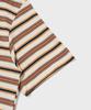 CARGOBROS FOR WOMAN Striped Short Sleeve T-Shirt (Camel)