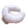 TikTok Style Plush Faux Rabbit Fur Headband for Women - Cute, Wide Base Hair Accessory for Face Washing