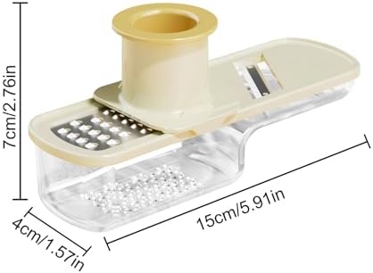 Mini Garlic Press, Food Garlic Crusher - Kitchen Utensil for Restaurant, Household, Outdoor Camping Spice Preparation