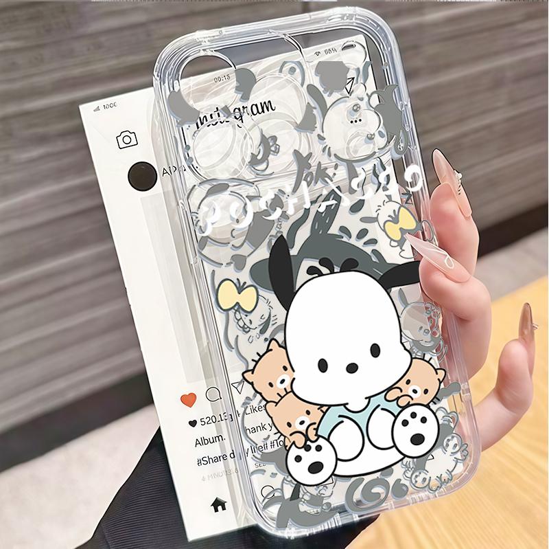 Lucky Kuromi Melody Kuromi Casing For Samsung Galalxy S26 Ultra S25 FE S24 S23 S22 S21 Plus Ultra FE 5G Cinnamoroll Clear Case