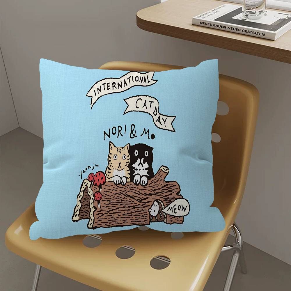 Aesthetic Art Y-Yeonju C-Choi Cushion Cover Car Throw Pillow Case For Sofa Car Christmas Gift 40x40cm 45x45cm