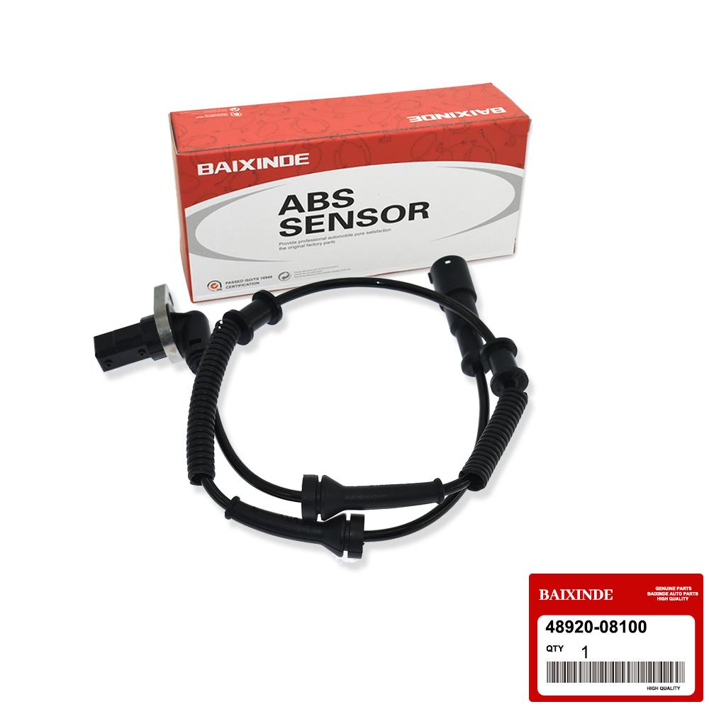 BAIXINDE 1PC ABS Wheel Speed Sensor 48920-08100 For Ssnagyong Rexton 2002- Car Accessories 4892008100 48920 08100 48920-08100