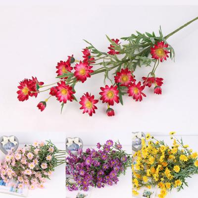 1 Stück künstliche kleine Gänseblümchen-Fälschungsblumenblätter für Zuhause, Hochzeit, Café, Dekoration