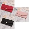 New Fashion Lady Fox Decorated Long Women's Wallet Korean Style Women's Cute Leather Clip Multi-card Slot Phone Bag Trendy Soft