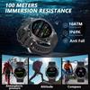2026 New Men Military Grade Smart Watch GPS 10ATM Waterproof LED Flashlight 730mAh Battery Bluetooth Call Outdoor Sport Fitness Smartwatches