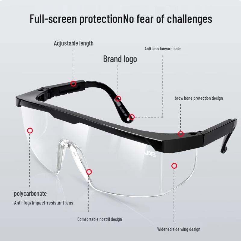 

Защитные очки высокой четкости: Защита от брызг, Ветрозащита, Пылезащита для езды на мотоцикле Hot Sale: 1 Pack HD Protection