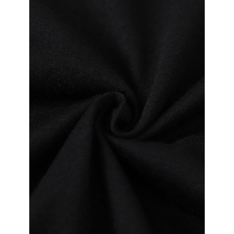 European Sizes Men's Plus Size Rock Roll Print - Casual Short Sleeve T-Shirt Tops for Summer