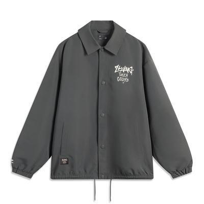 Li Ning Sport Lifestyle Serie Lässige Bequeme Vielseitige Jacke Unisex Jacken Graphitgrau AJDV085-6
