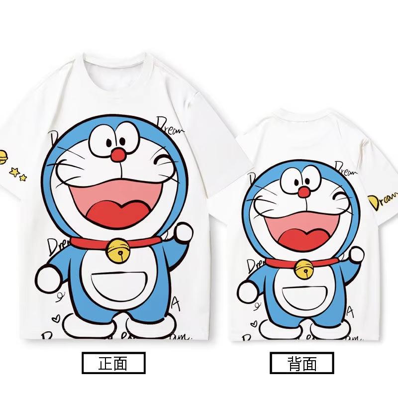 2026 Neues Sommer Doraemon Glückliches Lächeln T-Shirt Eltern-Kind Passendes Oberteil Perfektes Geschenk für Doraemon Fans