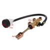 Motorcycle Hydraulic Rear Brake Master Cylinder Pump For Kawasaki Ninja ZX6 ZX6R