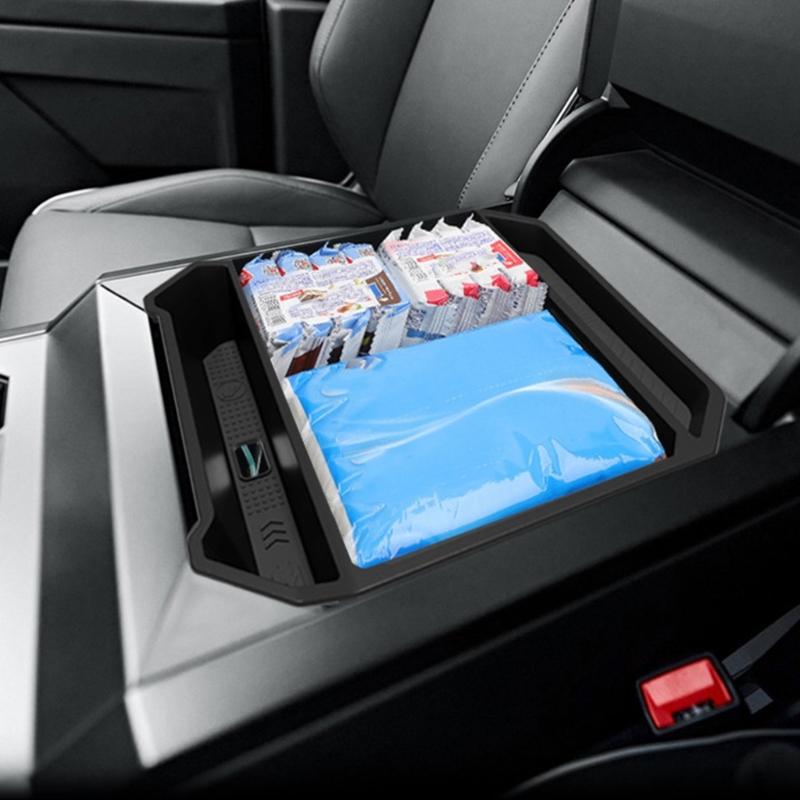 ABS Center Console Storage Tray for Vehicle Waterproof Organizer Improving Efficiency Quick Install